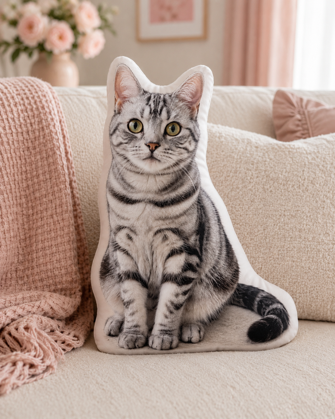 定制猫咪抱枕